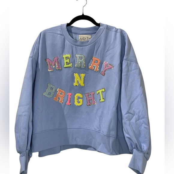 EUC Merry & Bright Judith March Christmas Pullover Sweater SZ XL - Picture 1 of 6
